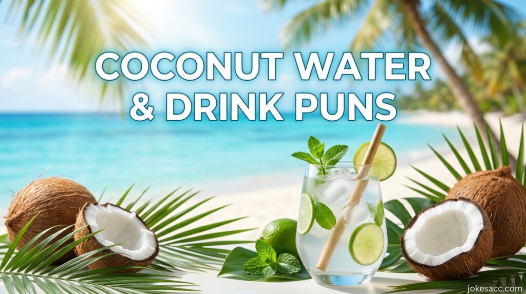 Coconut Water & Drink Puns