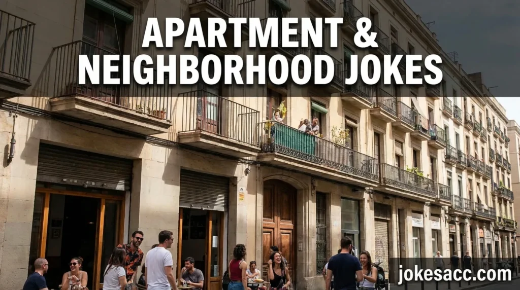 Apartment & Neighborhood Jokes