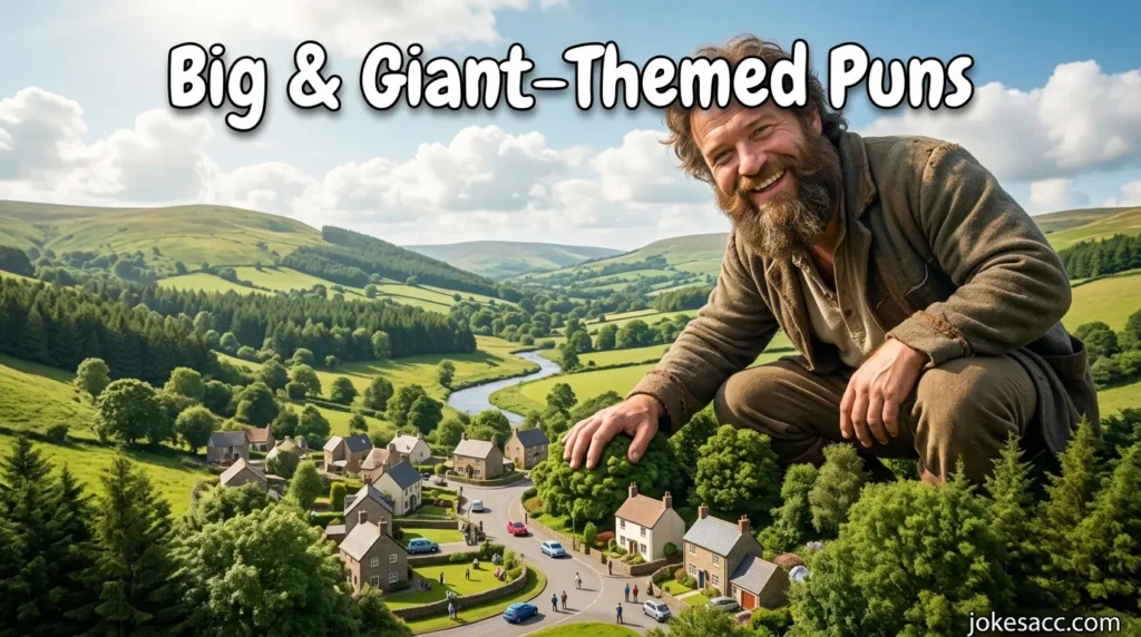 Big & Giant-Themed Puns