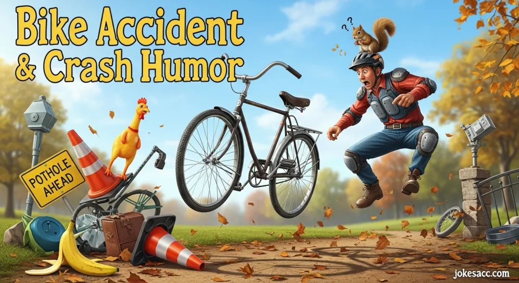Bike Accident & Crash Humor