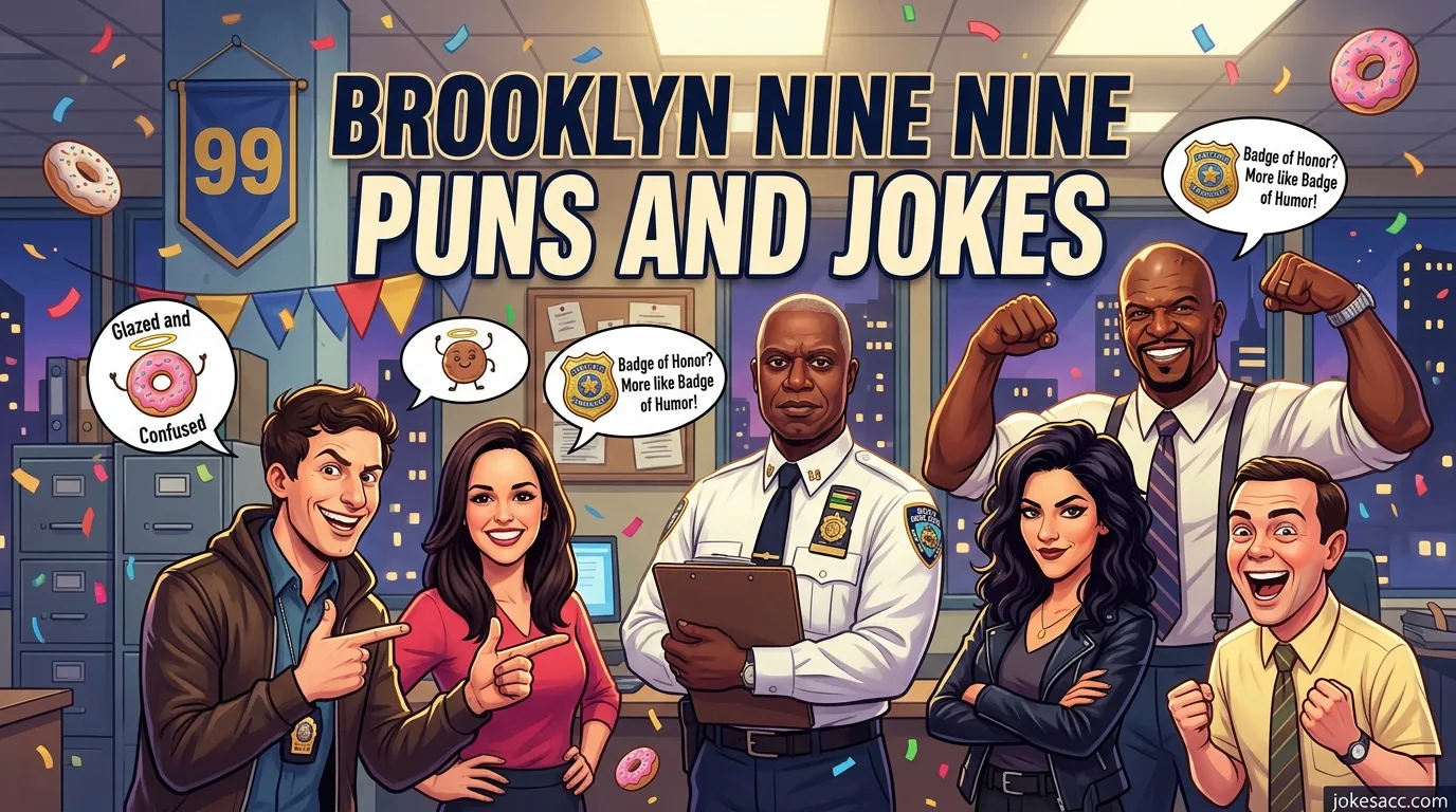 Brooklyn Nine Nine Puns and Jokes