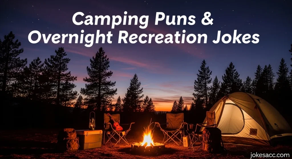 Camping Puns & Overnight Recreation Jokes