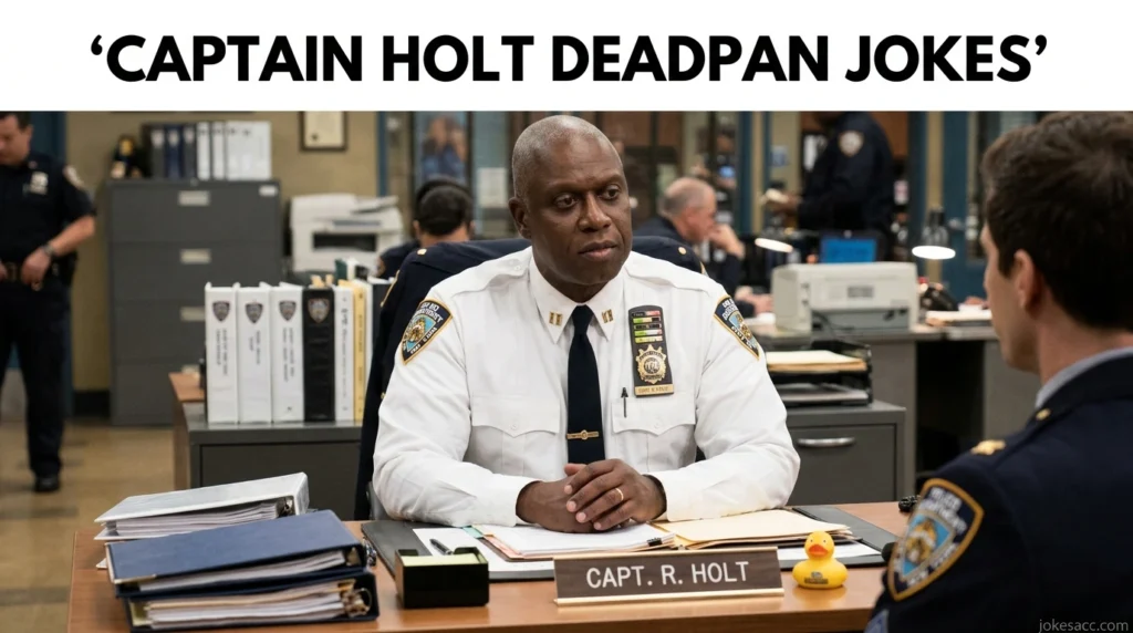 Captain Holt Deadpan Jokes