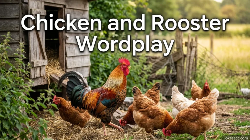 Chicken and Rooster Wordplay