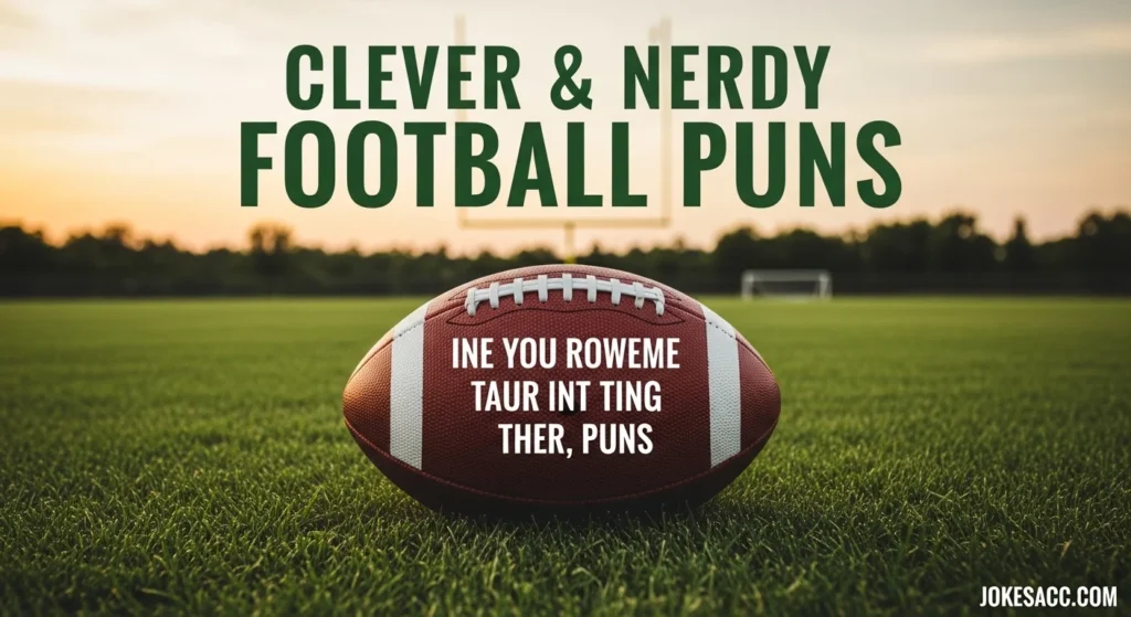 Clever & Nerdy Football Puns