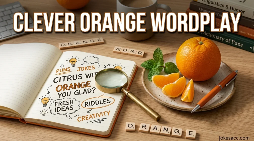 Clever Orange Wordplay