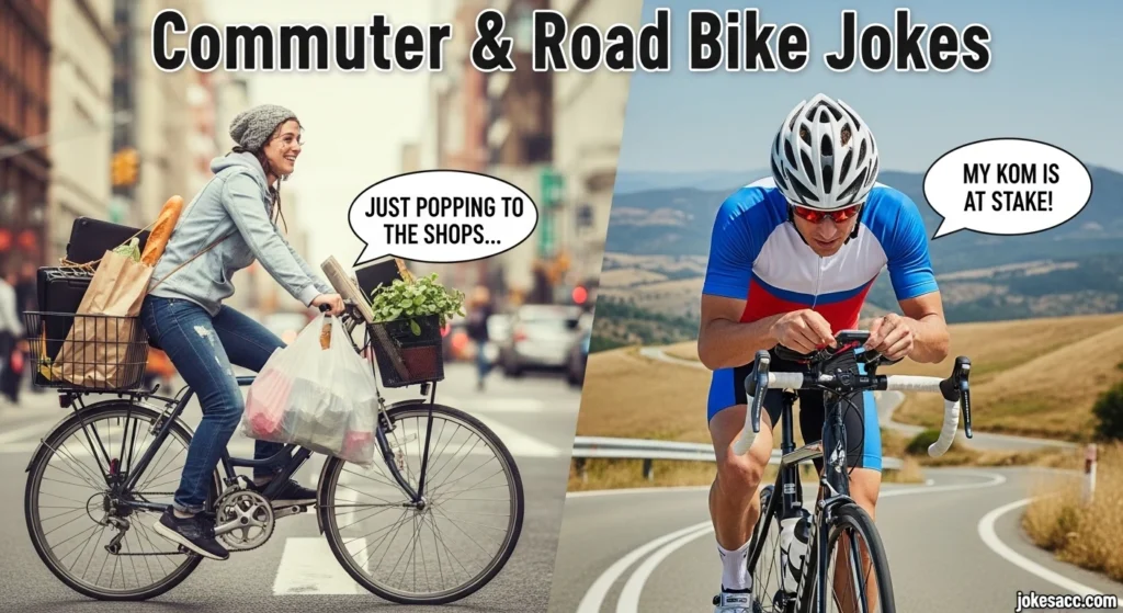 Commuter & Road Bike Jokes