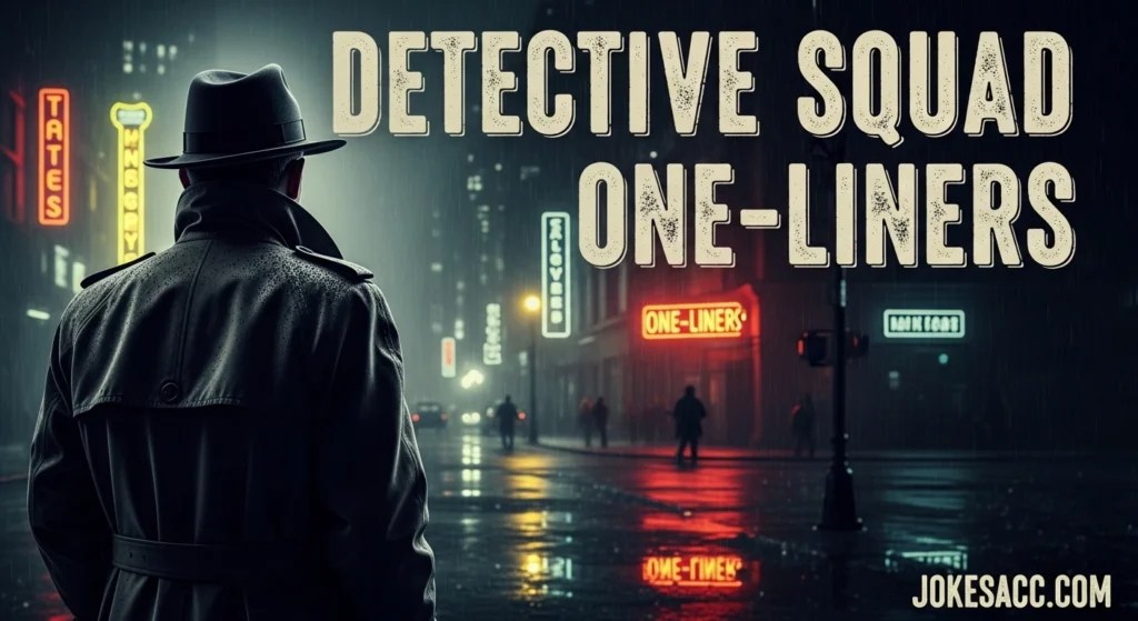 Detective Squad One-Liners