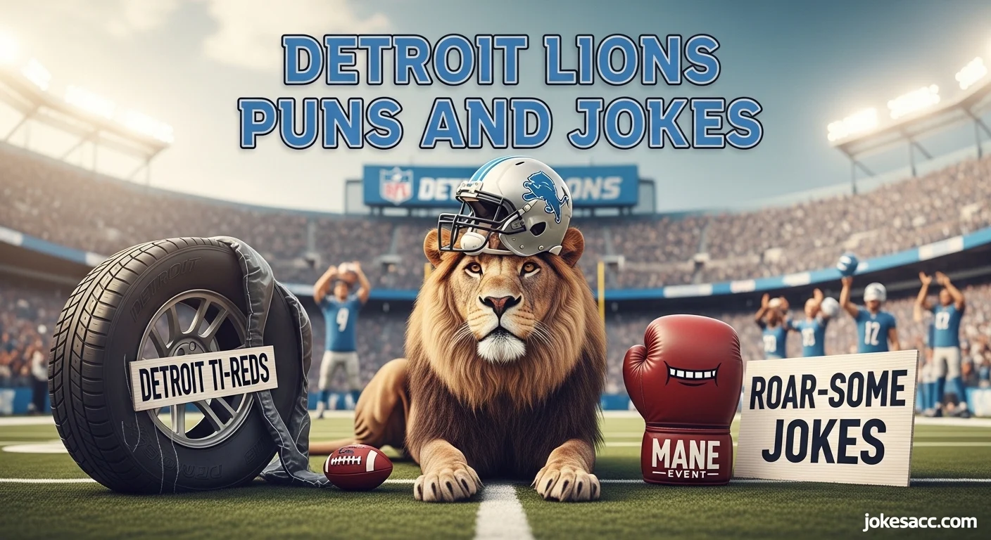 Detroit lions puns and jokes
