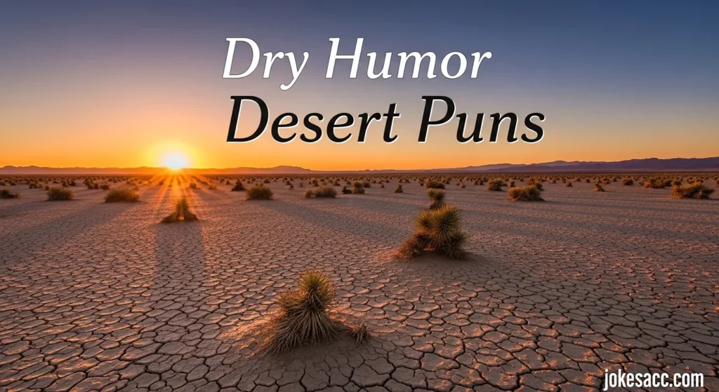 Dry Humor Desert Puns