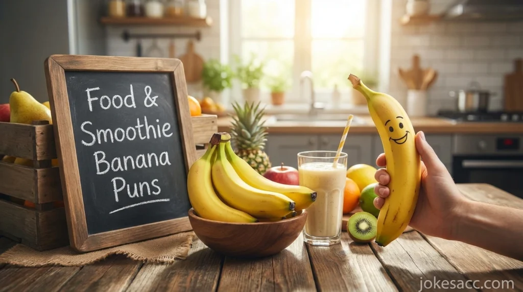 Food & Smoothie Banana Puns