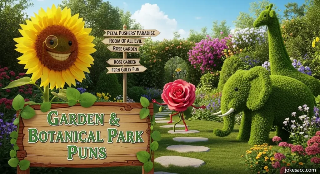 Garden & Botanical Park Puns