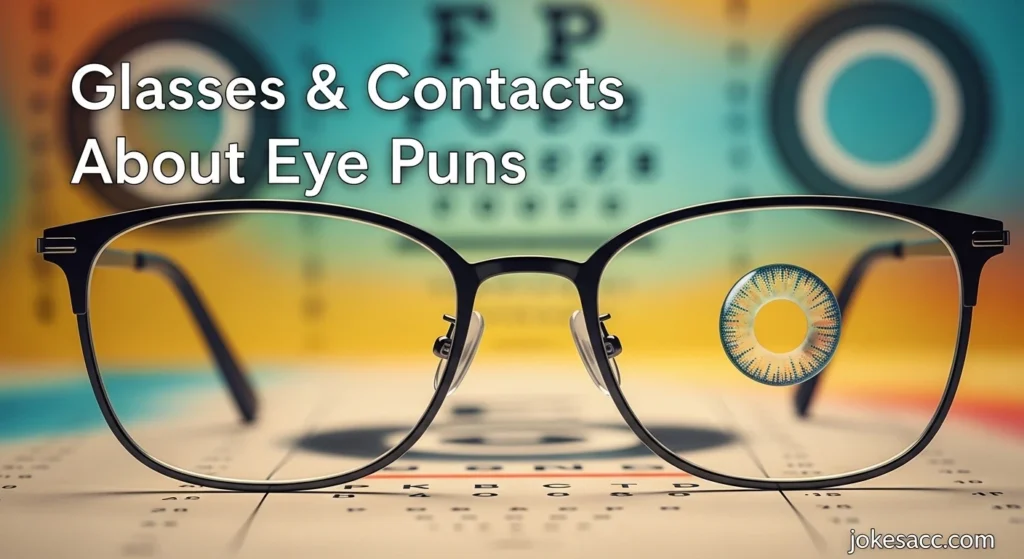 Glasses & Contacts About Eye Puns