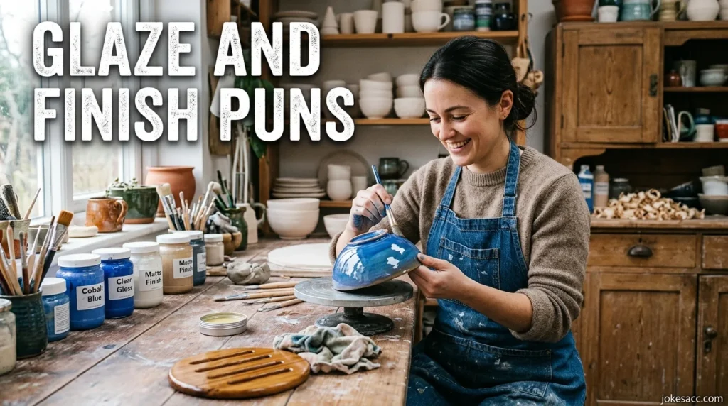 Glaze and Finish Puns