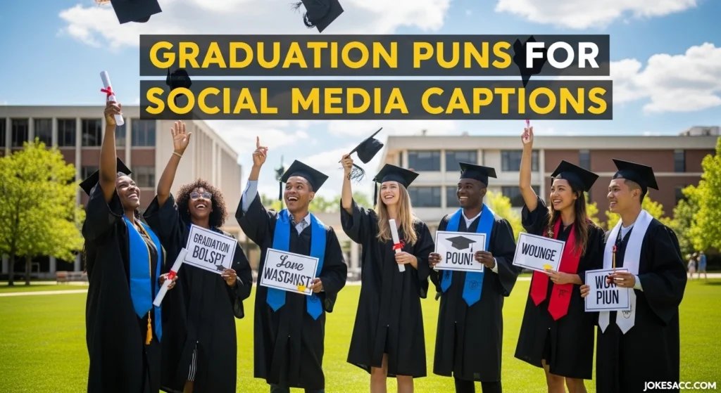 Graduation Puns for Social Media Captions