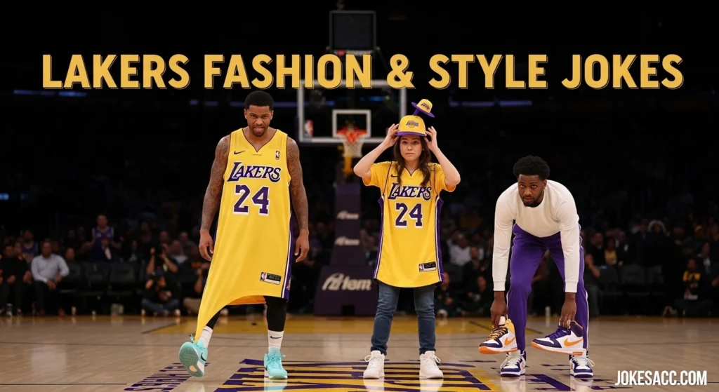 Lakers Fashion & Style Jokes