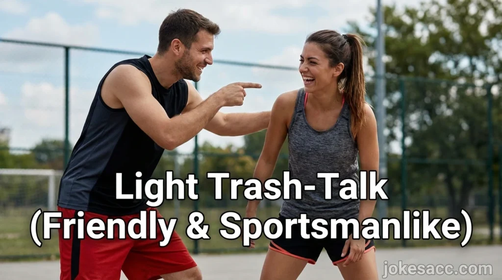 Light Trash-Talk (Friendly & Sportsmanlike)