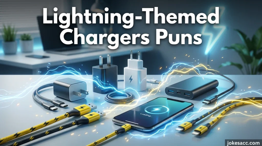 Lightning-Themed Chargers Puns