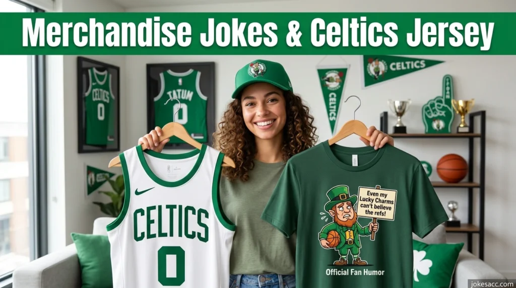  Merchandise Jokes & Celtics Jersey