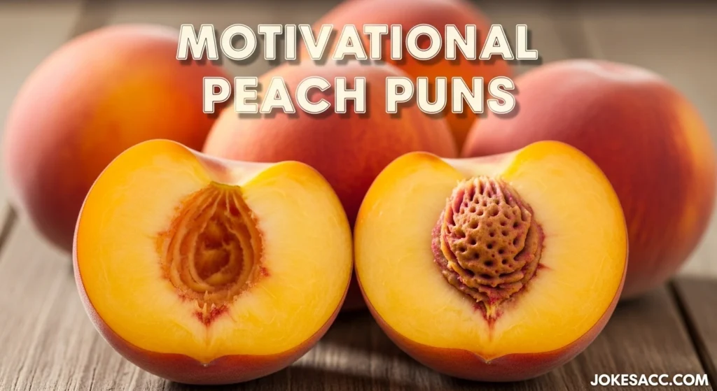 Motivational Peach Puns