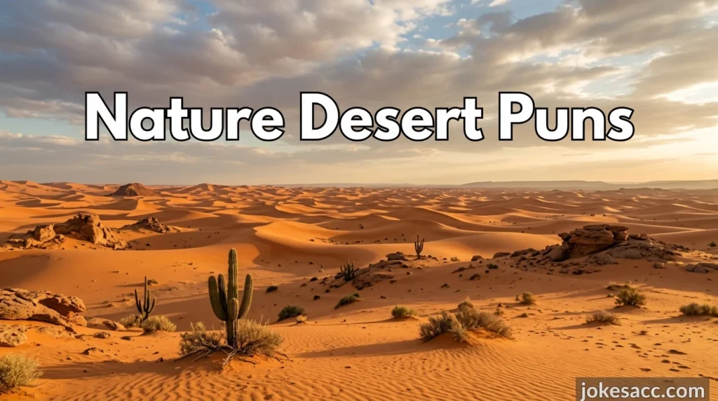 Nature Desert Puns