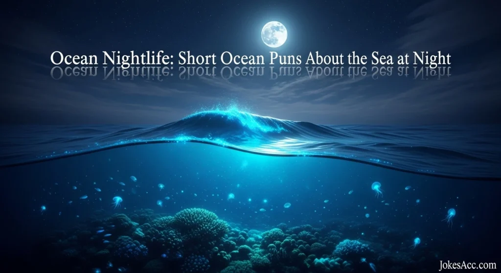 Ocean Nightlife: Short Ocean Puns About the Sea at Night