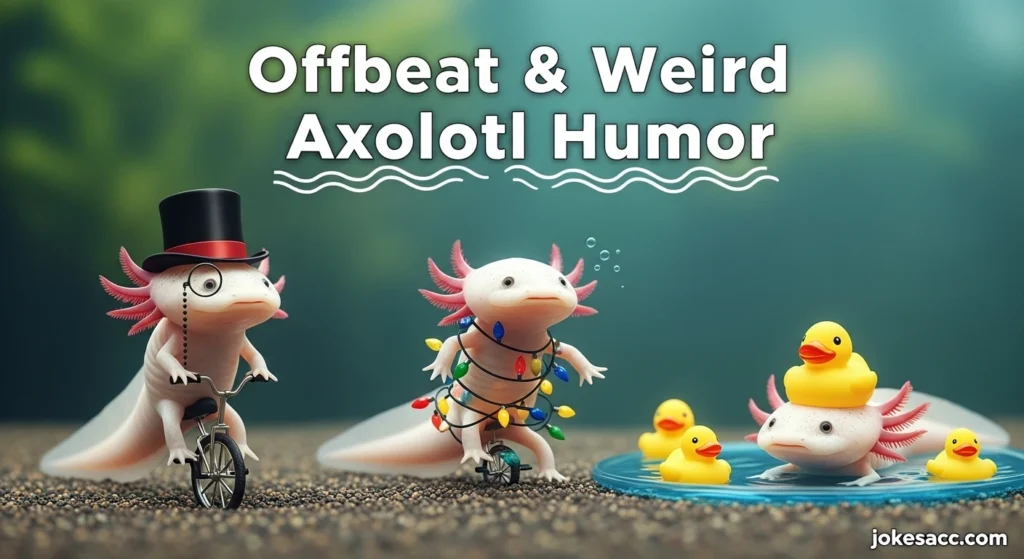 Offbeat & Weird Axolotl Humor