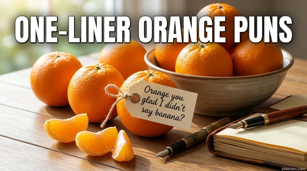 One-Liner Orange Puns
