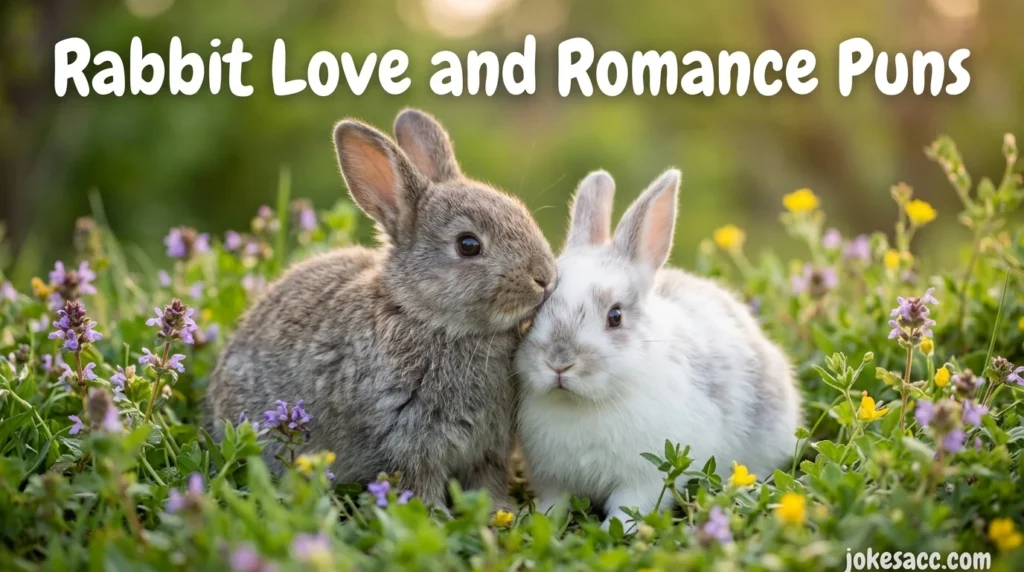Rabbit Love and Romance Puns