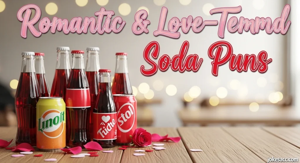 Romantic & Love-Themed Soda Puns