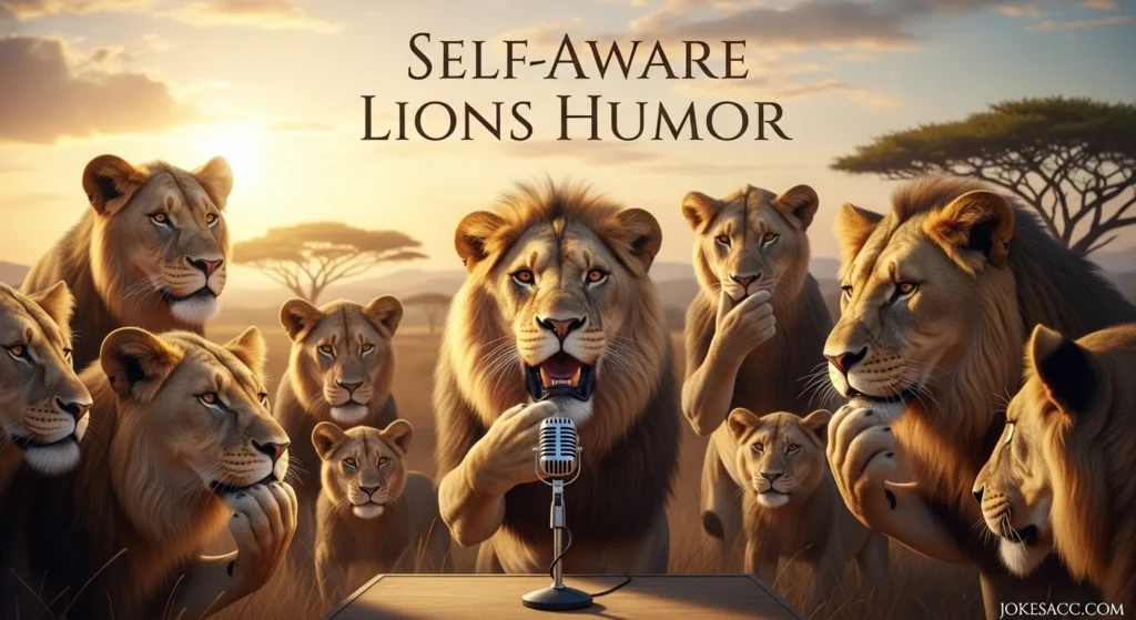 Self-Aware Lions Humor