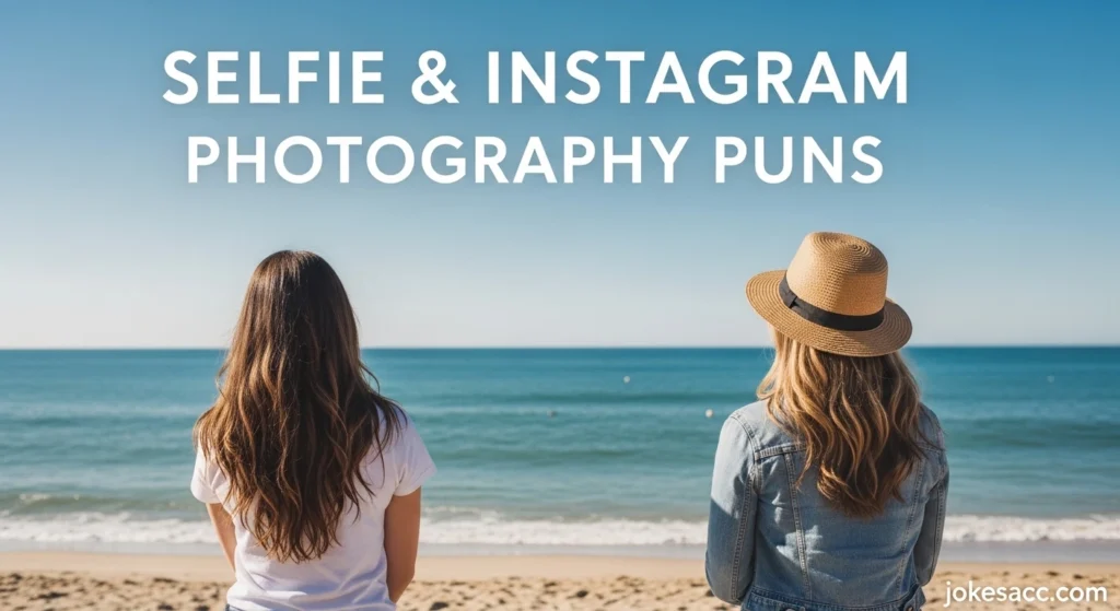 Selfie & Instagram Photography Puns