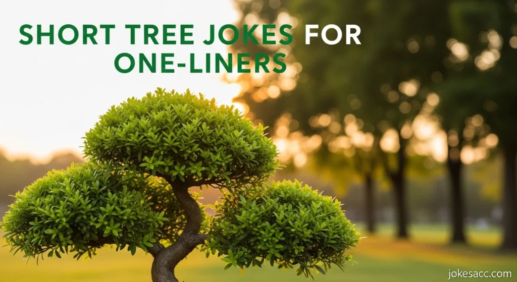 Short Tree Jokes for One-Liners
