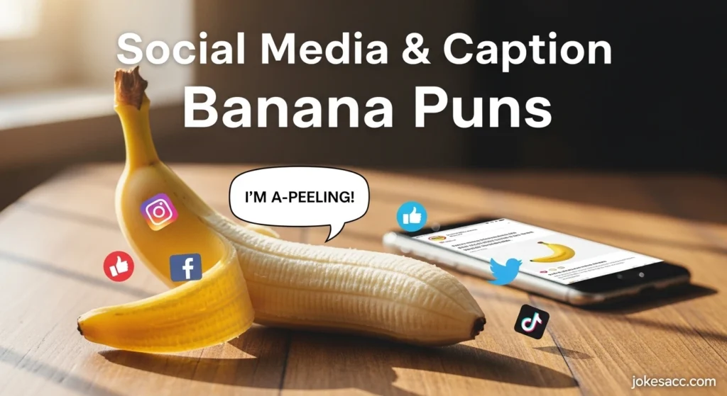 Social Media & Caption Banana Puns