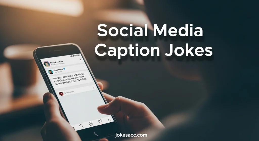 Social Media Caption Jokes