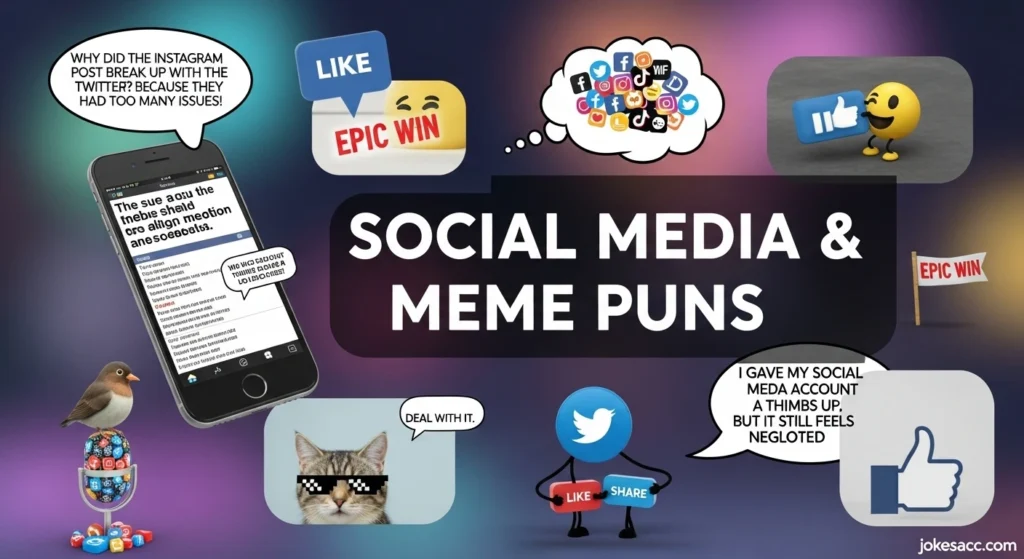 Social Media & Meme Puns