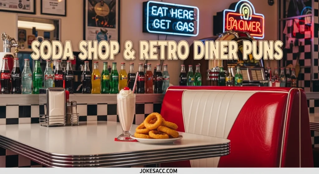Soda Shop & Retro Diner Puns