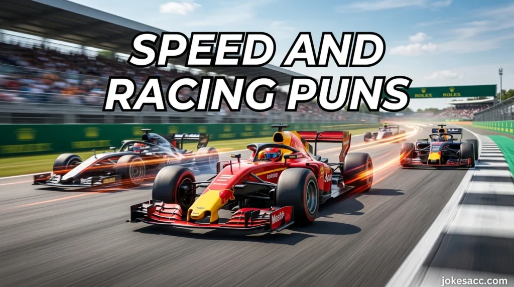 Speed and Racing Puns