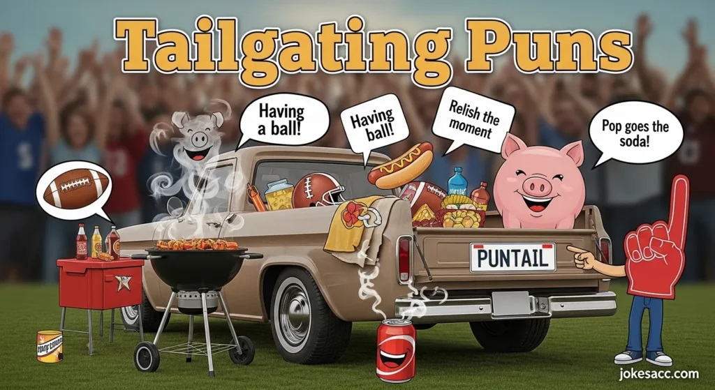 Tailgating Puns