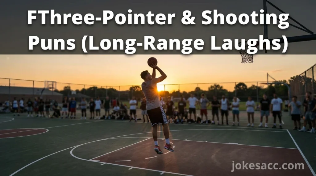 Three-Pointer & Shooting Puns (Long-Range Laughs)