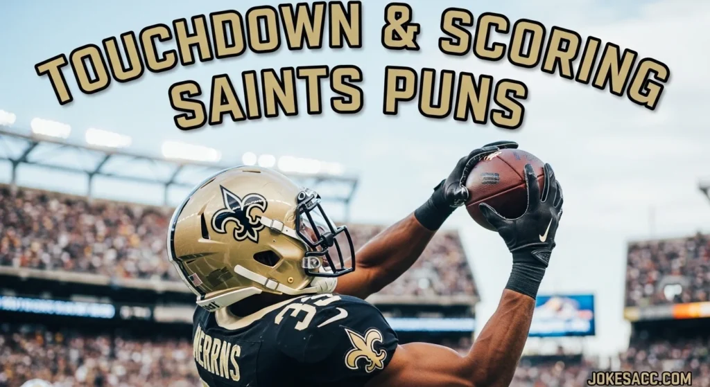 Touchdown & Scoring Saints Puns