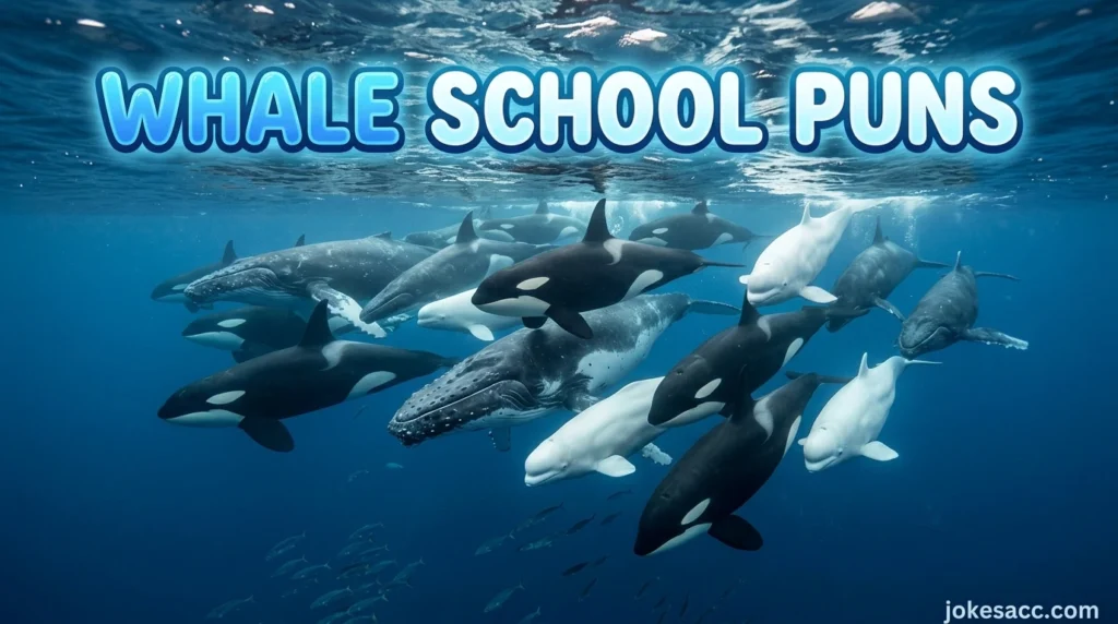 Whale School Puns