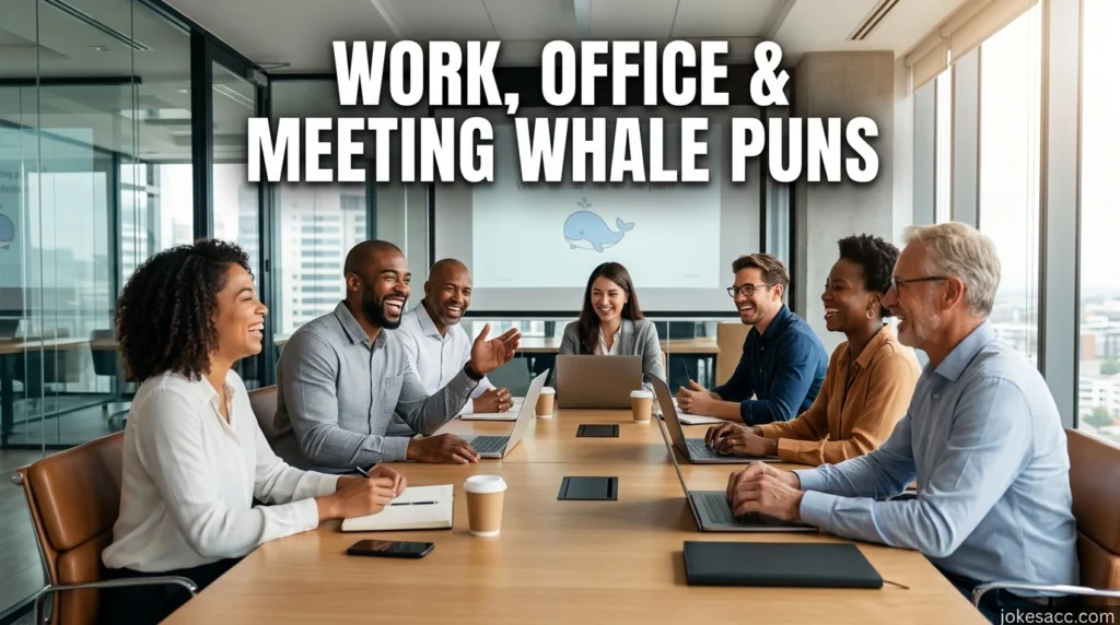 Work, Office & Meeting Whale Puns