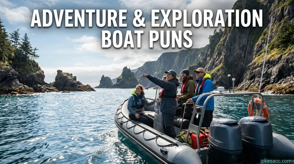 Adventure & Exploration Boat Puns