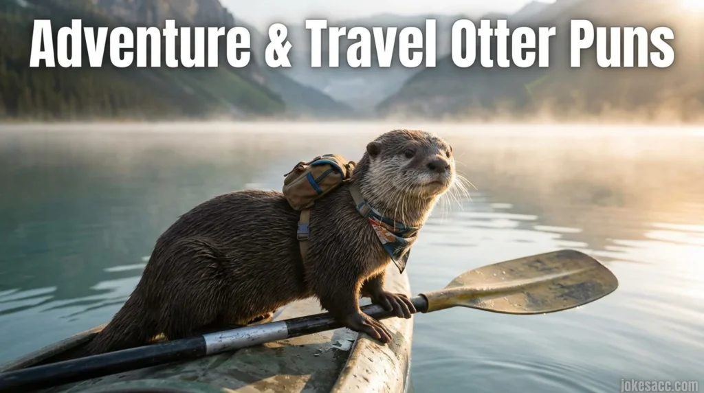 Adventure & Travel Otter Puns