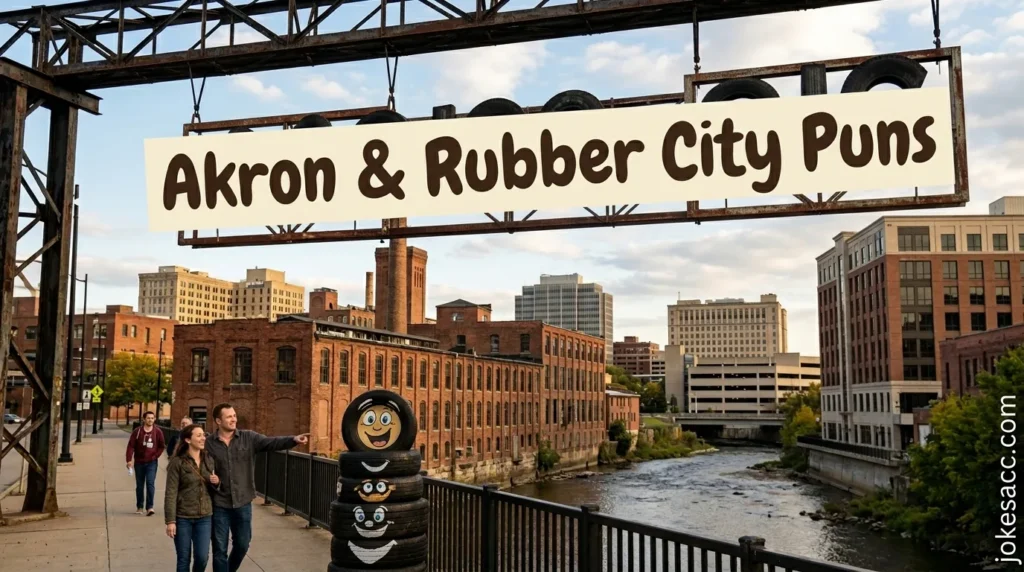 Akron & Rubber City Puns