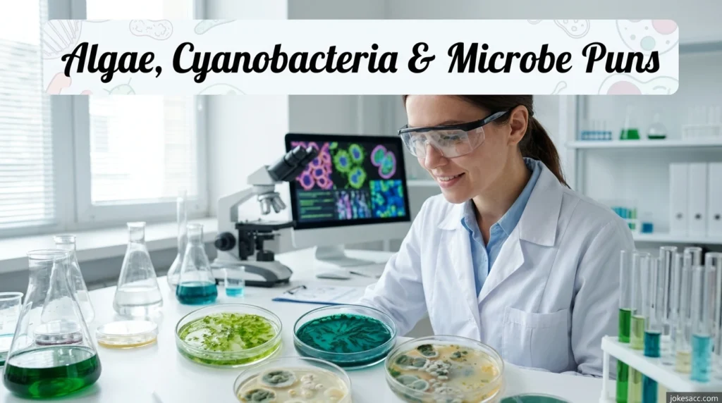 Algae, Cyanobacteria & Microbe Puns