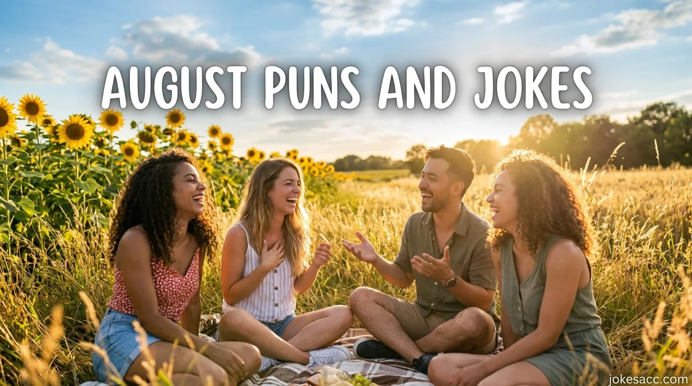 August Puns and Jokes