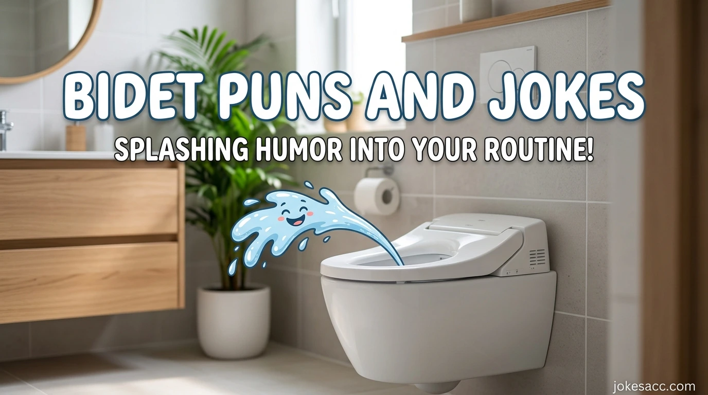 Bidet Puns and Jokes