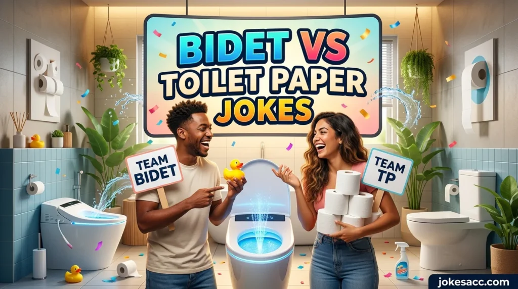 Bidet vs Toilet Paper Jokes